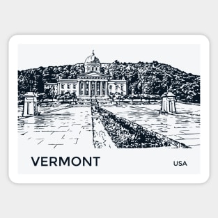 Vermont State USA Sticker
